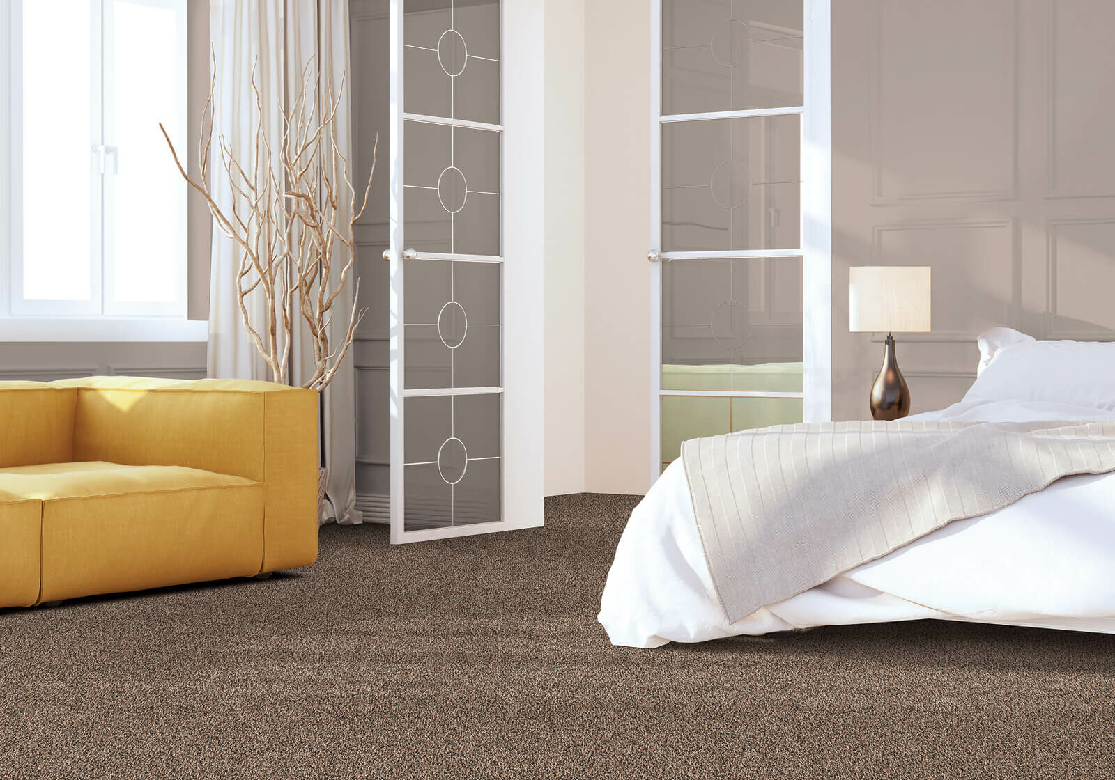 Carpet flooring in bedroom | Carpet Gallery